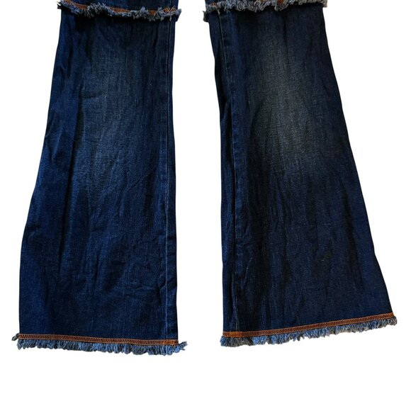 Perfect for Festival Vibe! 5/48 Low Rise Wide Leg Jeans Size 6 or 29 - Picture 7 of 13